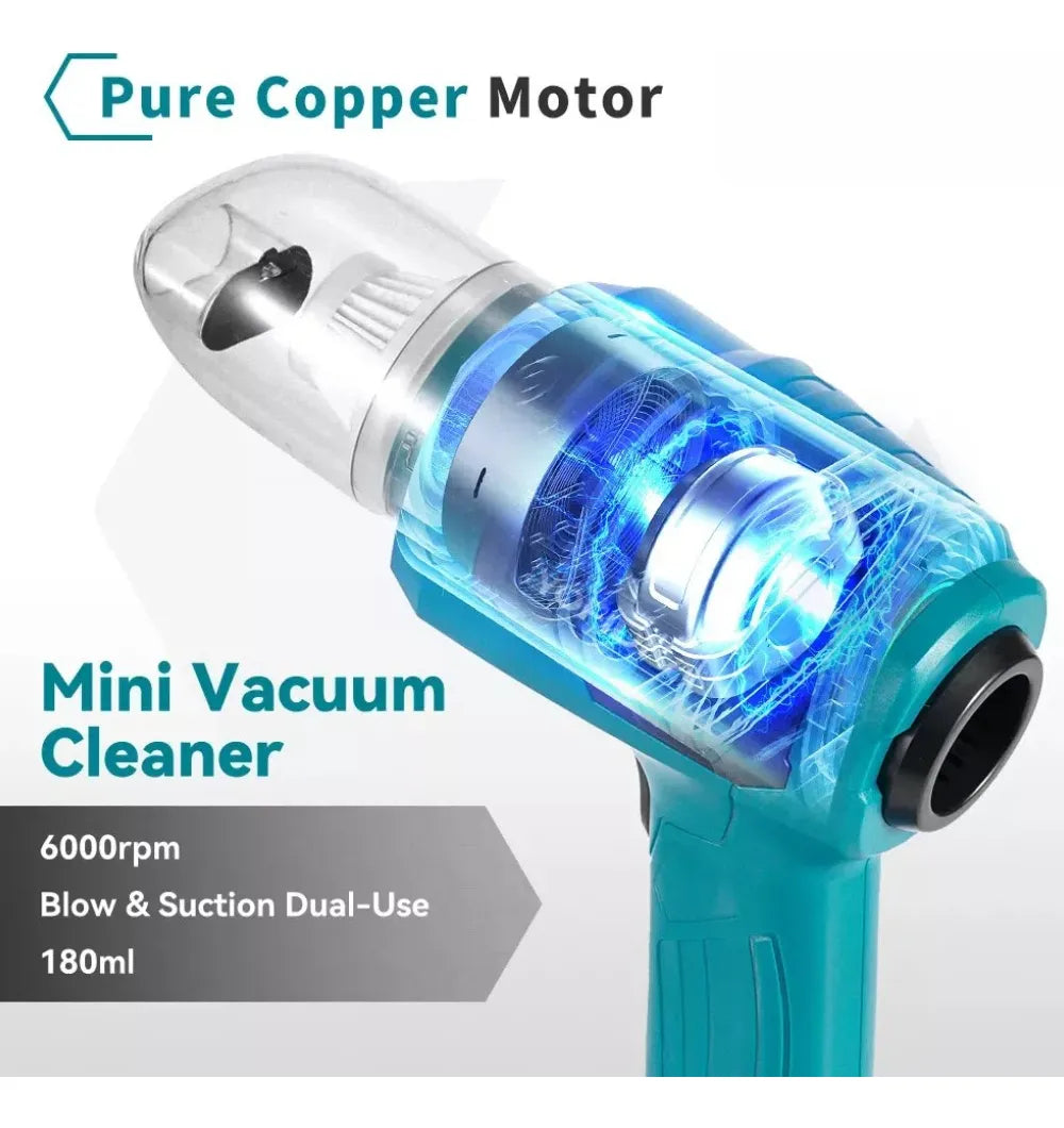 Aspiradora y Soplador Inalámbrica para Autos